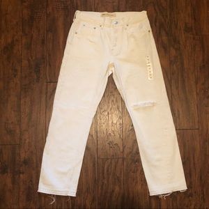 NEW White Vintage Straight Jeans! NWOT